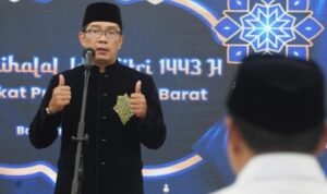 Hadiri Halalbihalal Idul Fitri 1443 Tingkat Provinsi Jabar, Ridwan Kamil Sampaikan Ini