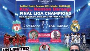 Obati Kerinduan Piala UEFA Champions League, PD IWO Lahat Gelar Nonton bareng