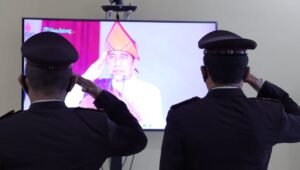 Polres Kapuas Hulu Ikuti Upacara Hari Lahir Pancasila secara Virtual   