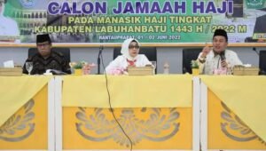 Wabup Labuhanbatu Buka Pelaksanaan Manasik Haji 2022   