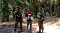 Satgas Pamtas Yonif 645/Gty Berhasil Gagalkan Penyelundupan Sabu di Perbatasan RI Malaysia