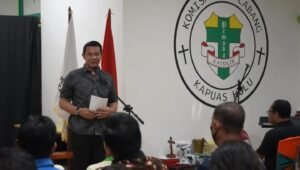 Fransiskus Diaan Hadiri Peresmian Sekretariat Pemuda Katolik Komcab Kapuas Hulu