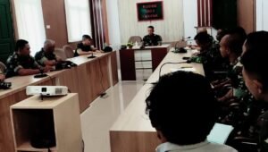 Tim Verifikasi Korem 182/JO Sambangi Kodim 1803/Fakfak Jelang Sertijab Dandim 1803/Fakfak