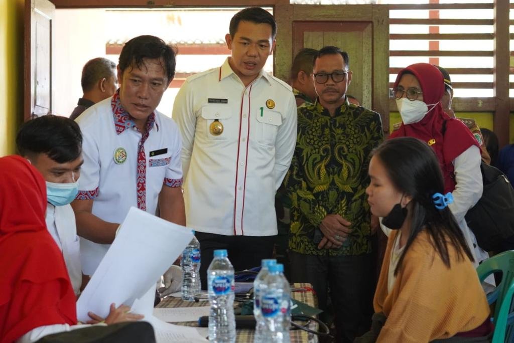 Kunker ke Desa Kepala Gurung, Bupati Kapuas Hulu: Canangkan BIAN