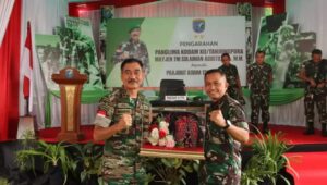 Sambangi Kodim 1205/Stg, Pangdam XII/Tpr: Jangan Sekali-kali Menyakiti Rakyat   