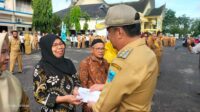 Masuk Masa Pensiun, 23 Pegawai ASN Lahat Terima Penghargaan