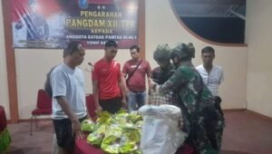 Penyeludupan 27 Kg Sabu Berhasil Digagalkan Satgas Pamtas Yonif 645/Gty di Perbatasan RI-Malaysia