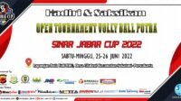 Pemain Timnas dan Proliga Dipastikan Turun Gunung ke Purwakarta dalam Open Turnamen Voli Sinar Jabar Cup 2022