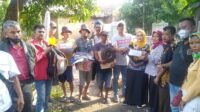 Korban Kebakaran di Palumbonsari Terima Bantuan