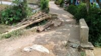 Setahun Ambruk, Jembatan Cikoret belum Diperbaiki
