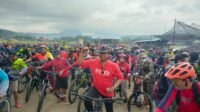 Gowes Bareng Bersama Ratusan Masyarakat Besuki, Wakil Bupati Tulungagung Sebut Bhinneka Tunggal Ika