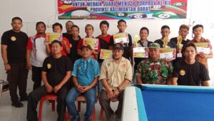 Berikut Para Juara Open Turnamen 9 Ball Biliar se Kapuas Hulu