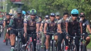 Jalin Kebersamaan, Dandim 1206/PSB Bersepeda Santai dengan Staf