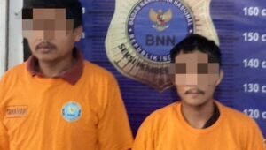 Dua Pria Diduga Terlibat Jaringan Narkoba Diringkus BNNK Tapsel