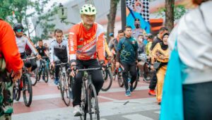 Ikuti Fun Bike Dalam Rangka HUT Kodam I/­BB & Bhayangkara, Bo­bby Nasution: Semoga Sinergitas TNI/Polri dengan Pemko Medan Makin Erat