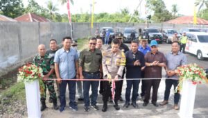 Kapolres Tapsel Resmikan Lapangan Ujian Praktek SIM untuk Roda 4 dan 6