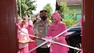 Kapolres Padangsidimpuan Resmikan Renovasi Gedung dan Taman Bacaan TK Kemala Bhayangkari