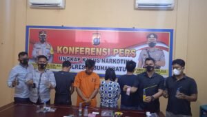 Grebek Kampung Narkoba, Polres Labuhanbatu Amankan 4 Orang