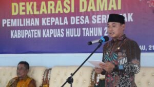 Ini Pesan Wabup Kapuas Hulu pada Pilkades Serentak Tahun 2022