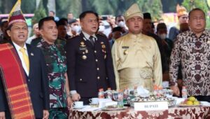 Kapolres Labuhanbatu Hadiri Acara Hari Jadi Labura ke 14 Tahun   