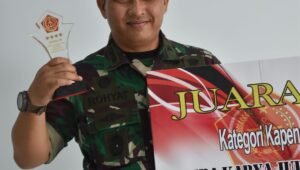 Penerangan Kodam II/Sriwijaya Sabet Juara – III Lomba Karya Jurnalistik TMMD Ke-113 TA 2022