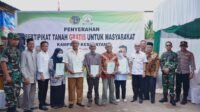 38 UMKM Desa Kesehatan Terima Sertifikat Tanah