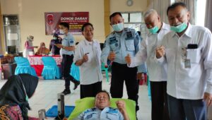 HDKD Ke-77, Rutan Prabumulih Kemenkumham Sumsel Gandeng PMI Gelar Donor Darah