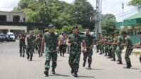 Asops dan Aspers Kasdam XII/Tpr Kunjungi Batalyon RK 644/Wls