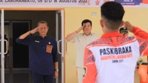 Asisten 1 Kabupaten Labuhanbatu Buka Diklat Paskibraka Tahun 2022