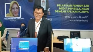 Tim PPM Pendidikan Fisika FKIP Unsri Lakukan Pelatihan Pembuatan Media Pembelajaran   