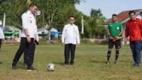 Bupati Kapuas Hulu Buka Turnamen Sepak Bola di Desa Seluan