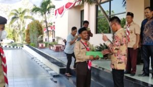 Wabup Lepas Kontingen Jamnas Pramuka OKU Timur