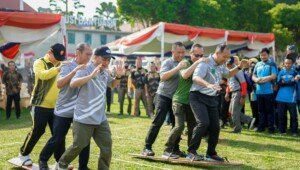 HUT ke-77 RI di Muba Gelorakan Olahraga Tradisional