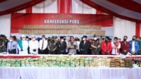 Polda Sumut Musnahkan 253 Kg Sabu, Ganja 60 Kg, 33 Ribu Ekstasi