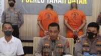 Gelar Konfrensi Pers, Sat Reskrim Dan Kapolres Tanah Datar Ungkap Kasus Curanmor