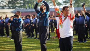 Forkopimda Sulbar Tingkatkan Sinergitas dengan Olahraga bersama