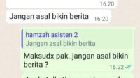 Kadishut Sulbar Komplain. Aneh, Minta Wartawan jangan Asal Bikin Berita