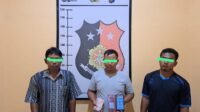 Main Judi Online Angka Tebakan di Toko, Tiga Pria Pasrah Dibekuk Polres Tapsel