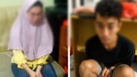 Kepergok Usai ‘Gituan’ Bhayangkari Banyuasin dan Anak Kades Muara Sugihan Dibawa Polisi