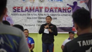 Jelang Porprov XIII Kalbar, Wabup Kapuas Hulu Seleksi Pemain Futsal   