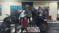 Maling Karet, 2 Pelaku Diringkus Macan Putih Polsek Indralaya