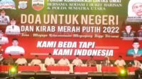 Perkuat Persatuan, Polri-TNI Gelar Doa Untuk Negeri