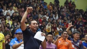 Batalyon 644/Walet Sakti Juara 1 pada Turnamen Voli Pesta Rakyat 2022