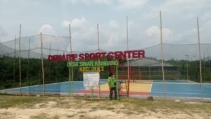 Wujud Syukur Hari Jadi Desa ke-20, Sinar Rambang Gelar Turnamen Volly