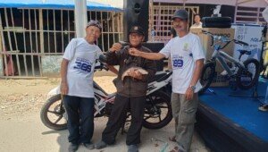 Acara Mancing Gratis HUT Karawang Ke- 389, Warga Tanjungpura Dapat Motor