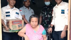 YJPS Labuhanbatu Salurkan Bantuan Kursi Roda kepada Penderita Stroke