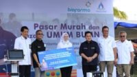 Pasar Murah dan Bazaar UMKM, Biofarma dan Jasa Tirta II Sediakan 5 Ribu Paket Sembako Murah untuk Masyarakat Purwakarta