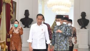 Presiden Jokowi Terima PBNU Bahas Persiapan Religion20 di Bali