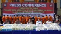 Kurang Dari Seminggu, Polri Ungkap 203 Kg Sabu dan 404.491 Butir Ekstasi