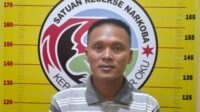 Polisi Kembali Berhasil Amankan Bandar Sabu di Desa Karang Endah